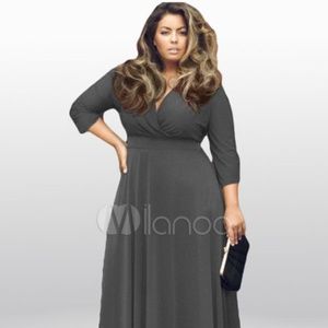 Milano.com grey maxi